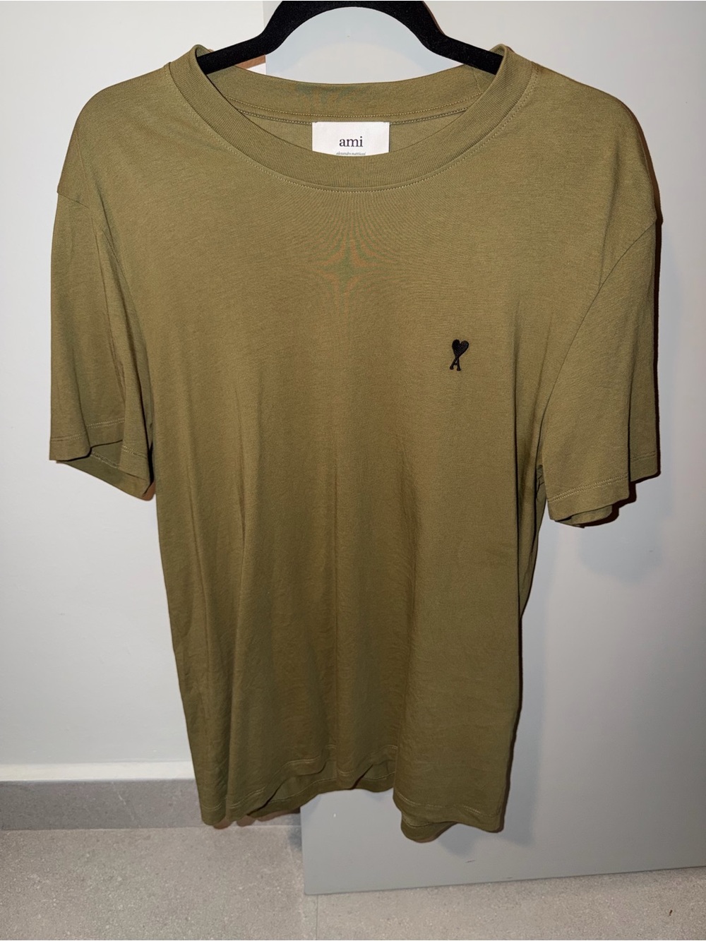 AMI PARIS LIGHT JERSEY ADC T-SHIRT